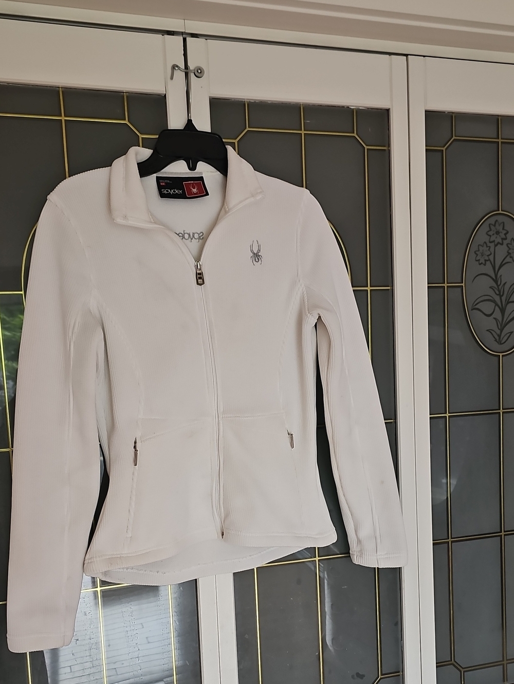 Spyder Women’s White Full-Zip Fleece Jacket